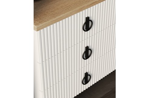 Гостиная Стелла 1+тв+1 белый-7