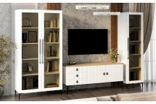 Гостиная Стелла 1+тв+1 белый