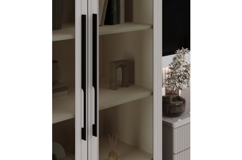 Гостиная Стелла 1+тв+2 ярко серый-5