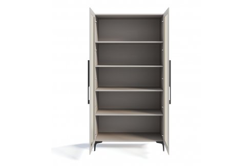 Витрина Стелла 2-ств ярко серый-1