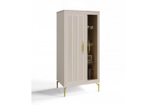 Витрина Замира 2-ств низкая бежевый