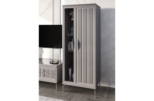 Гостиная Замира 2+тв+2 серый-4