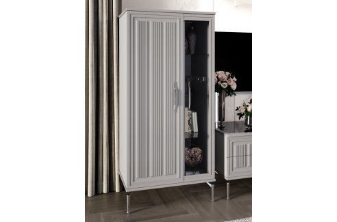 Гостиная Замира 2+тв+2 серый-3