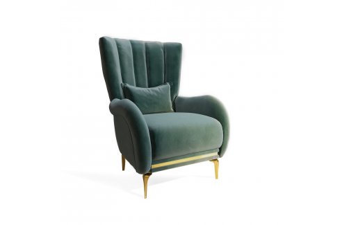 Кресло Замира оливковый