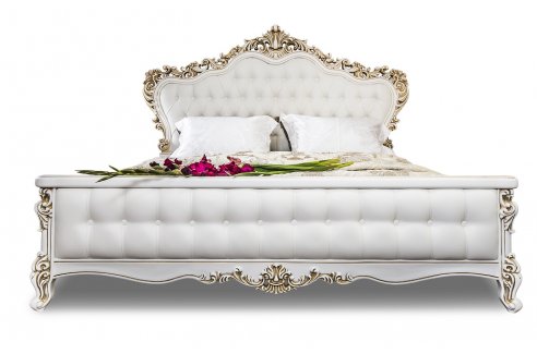 Кровать Анна Мария 180х200 см белый матовый-1