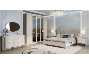 Спальня Диана 5-ств бежевый