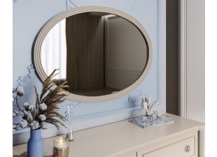 Зеркало Диана ППУ бежевый