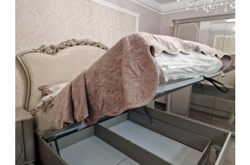 Ящик с подъемным механизмом Лали 180x200 см серый-2