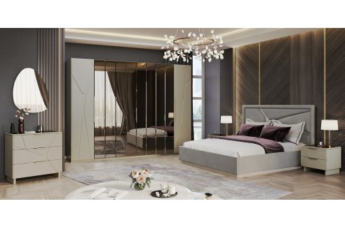 Комод Лейла 3 ящика ярко серый-2