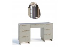 Туалетный столик Лейла ярко серый