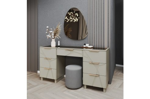 Туалетный столик Лейла ярко серый-1