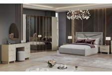 Спальня Лейла 4-ств ярко серый