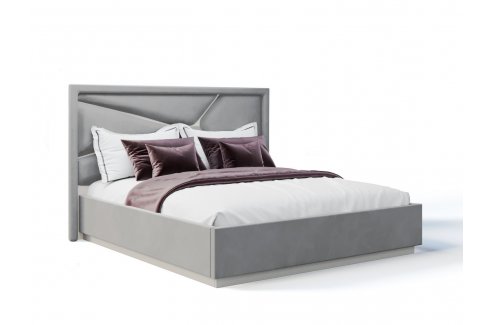 Кровать Лейла 180x200 см ярко серый