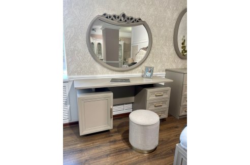 Зеркало Мокко ППУ для туалетного столика серый камень-5