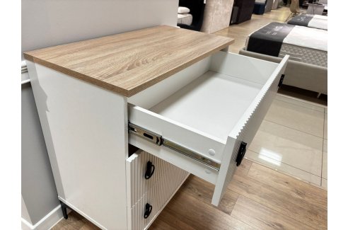 Комод Стелла 3 ящика белый-1