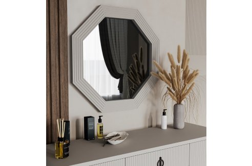 Зеркало Стелла ярко серый-1