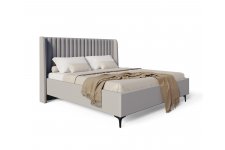 Кровать Стелла 160x200 см ярко серый