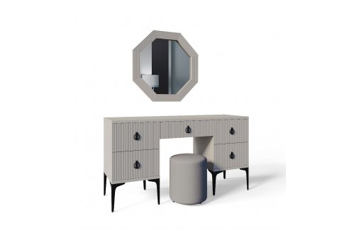 Туалетный столик Стелла ярко серый