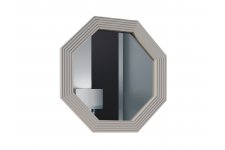 Зеркало Стелла ярко серый