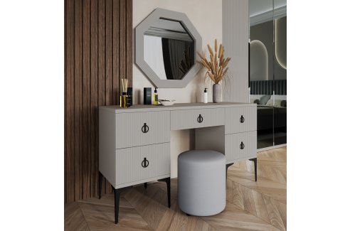 Зеркало Стелла ярко серый-2