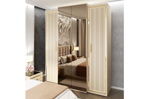 Спальня Замира 4-ств бежевый-7