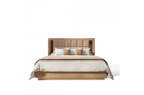 Кровать Замира 160x200 см бежевый-1