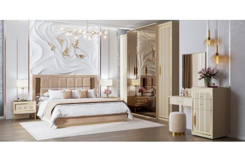 Спальня Замира 4-ств бежевый-1