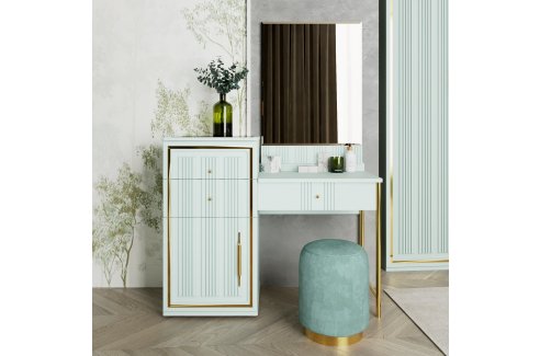 Пуфик Замира оливковый-3