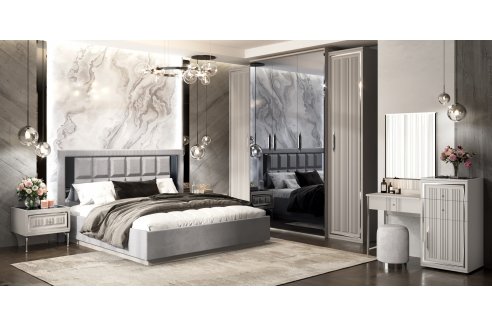 Спальня Замира 5-ств серый