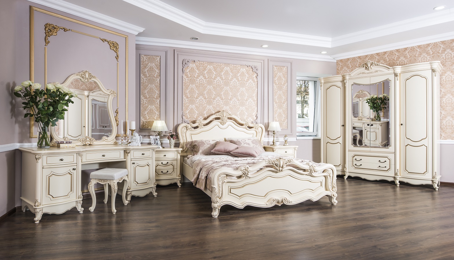 Спальня  Лиза крем в  Краснодар от производителя по цене 234920 .
